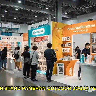 desain stand pameran outdoor jogja terbaik